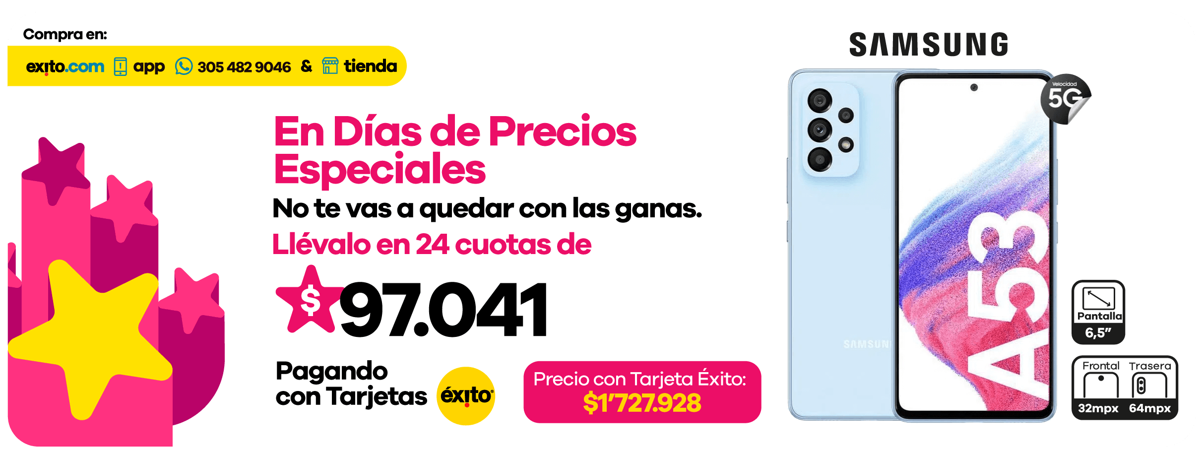 Imagen Galaxy A53 5G (128 GB) marca Samsung