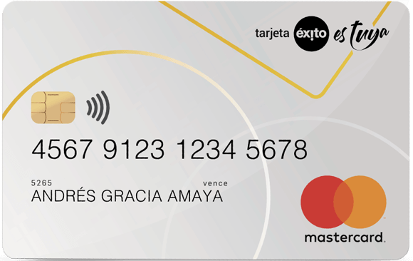 Imagen Tarjeta Éxito Mastercard Pro