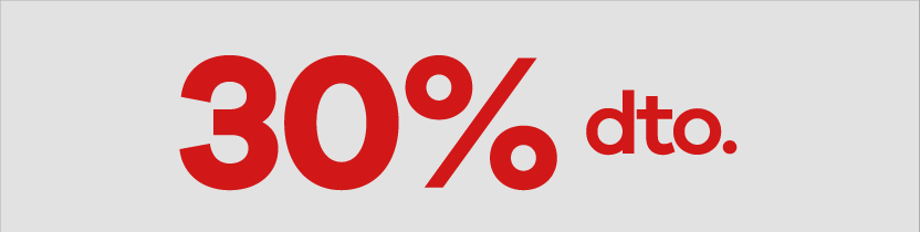 30% de descuento