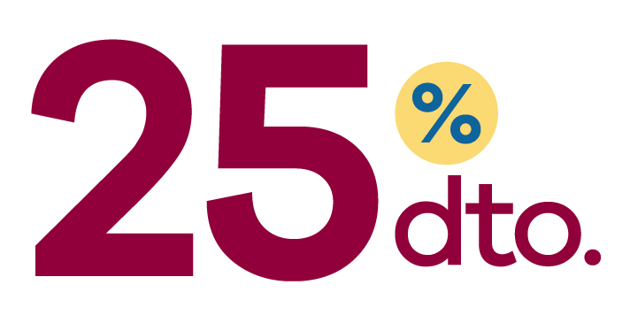 25% de descuento