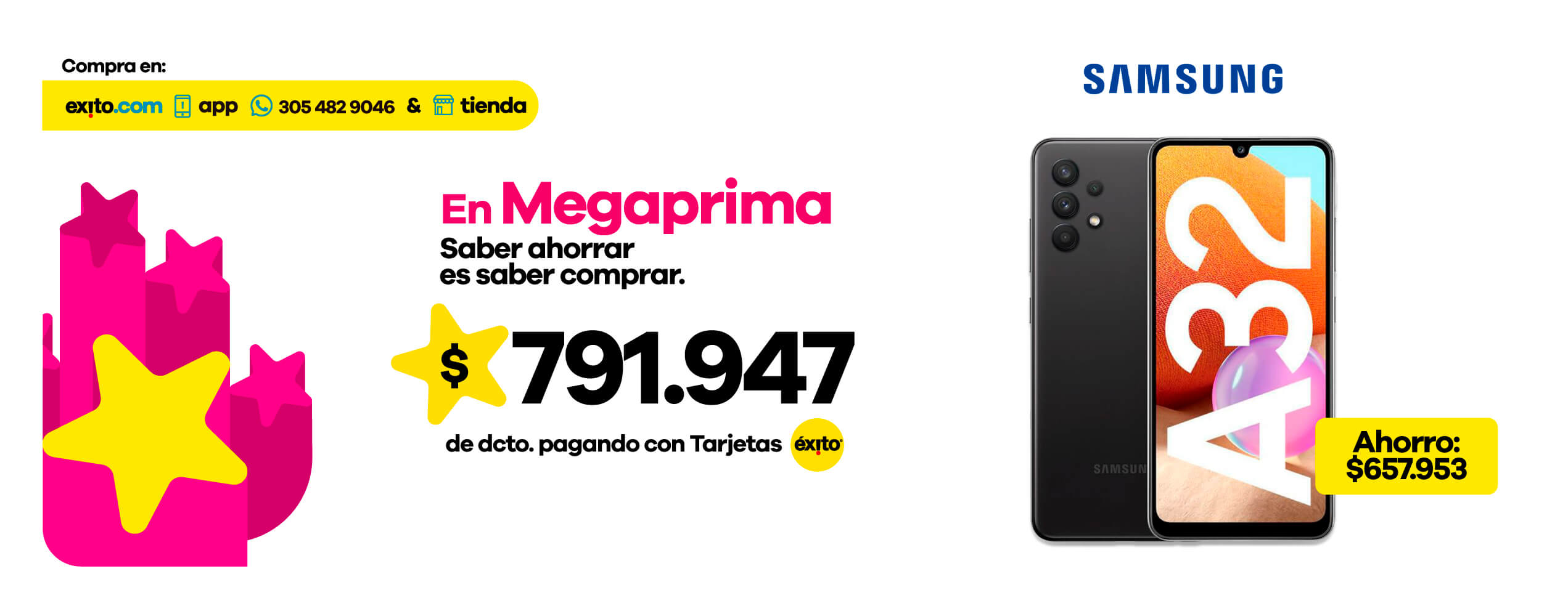 Imagen megaprima Celular Galaxy A32 128GB Marca Samsung