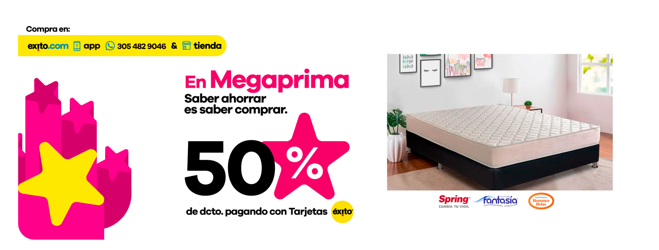 Imagen megaprima En Colchones Fantasia, Romance Relax y Spring