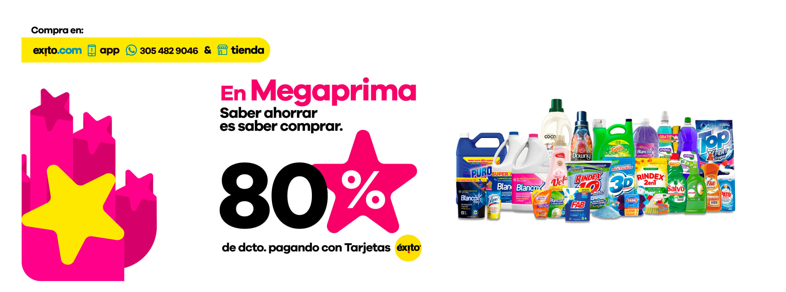 Imagen megaprima productos seleccionados de aseo para el hogar