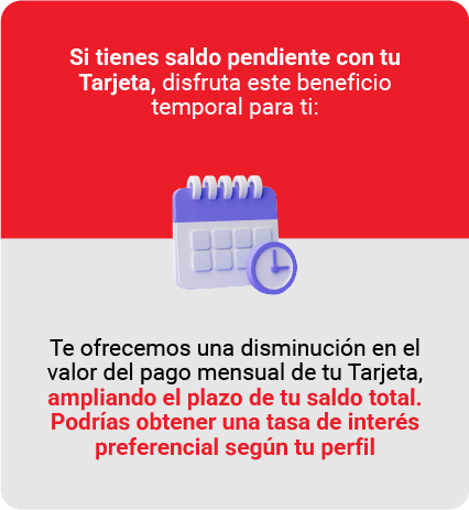Ampliación del plazo de tu deuda con una disminución en tu tasa de interés