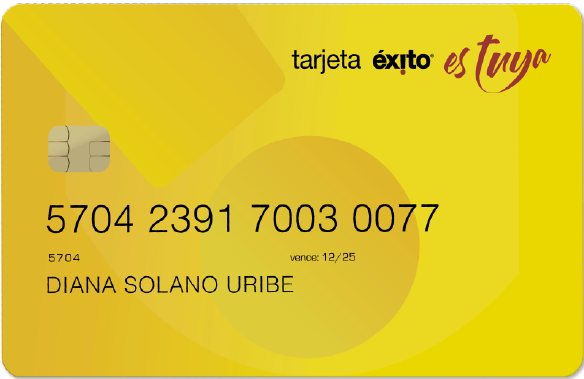 Imagen Tarjeta Éxito Básica