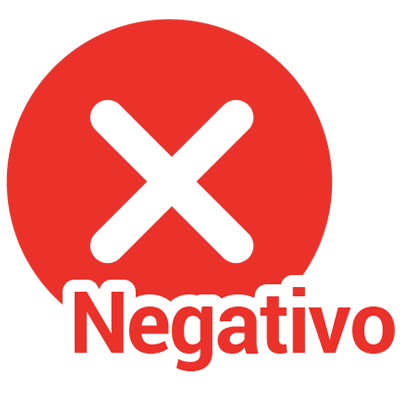 Imagen icono negativo