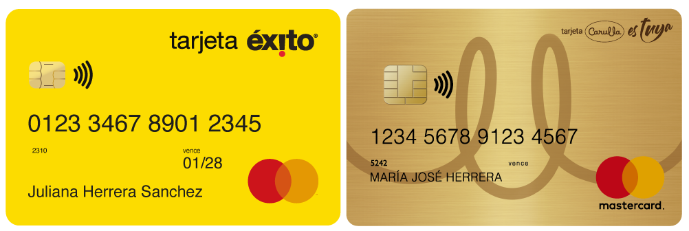 Tarjeta Éxito Mastercard