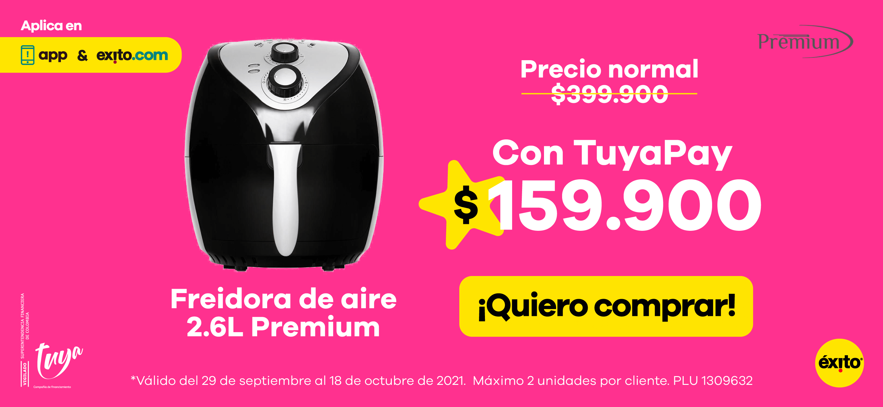 Promoción Freidora Sola
