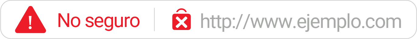Imagen ejemplo de una URL maliciosa