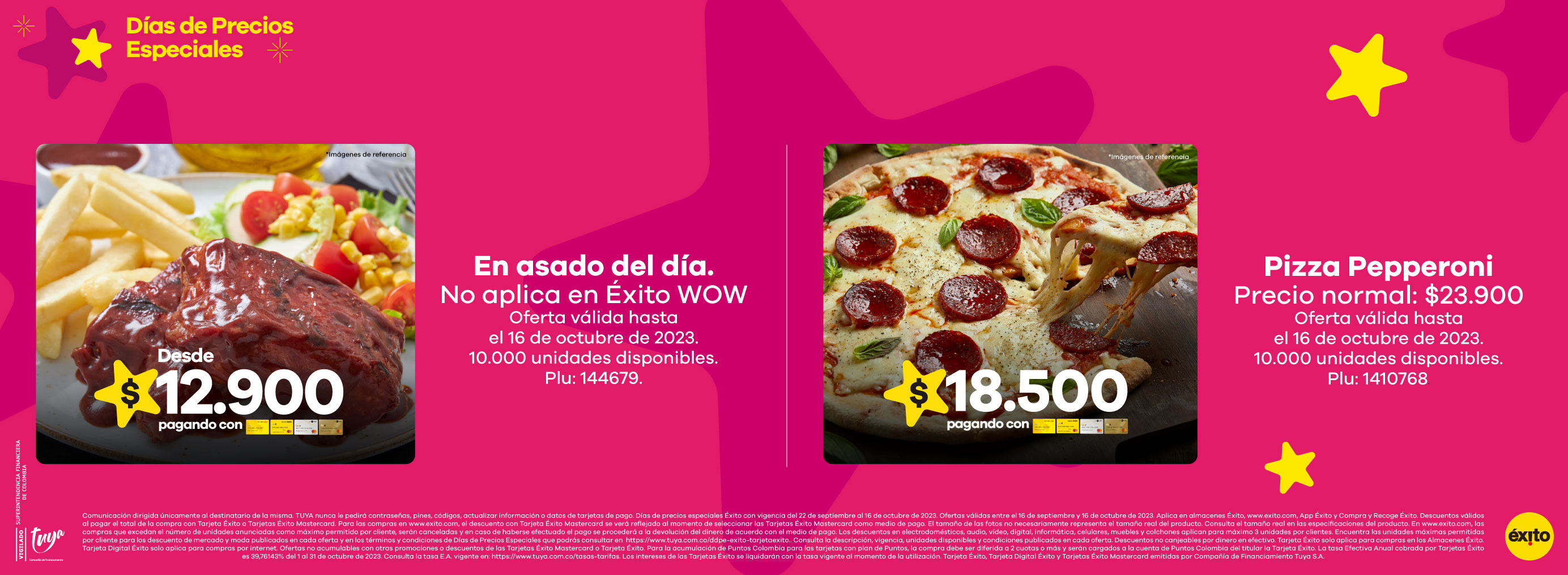 35% descuento en huevos por 12*