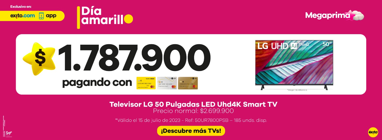 Oferta #3 - TV50'' 4k Smart LG