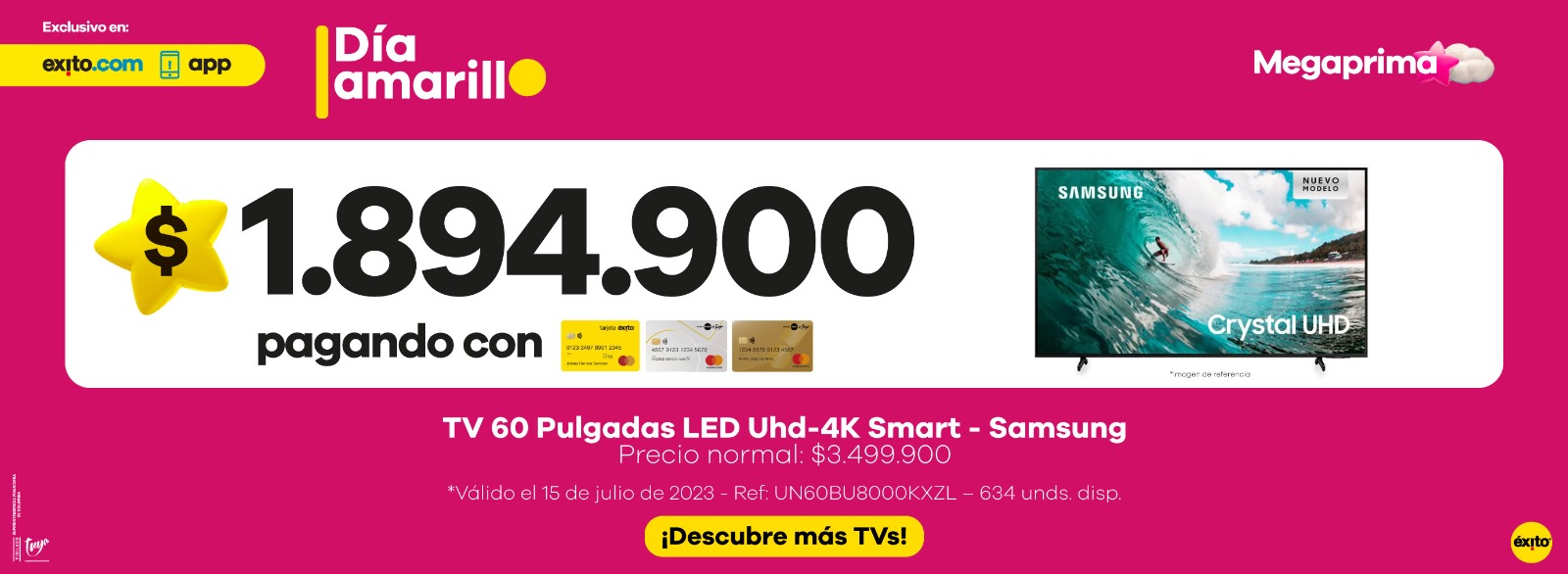 Oferta #2 - TV 60'' 4k Smart Samsung