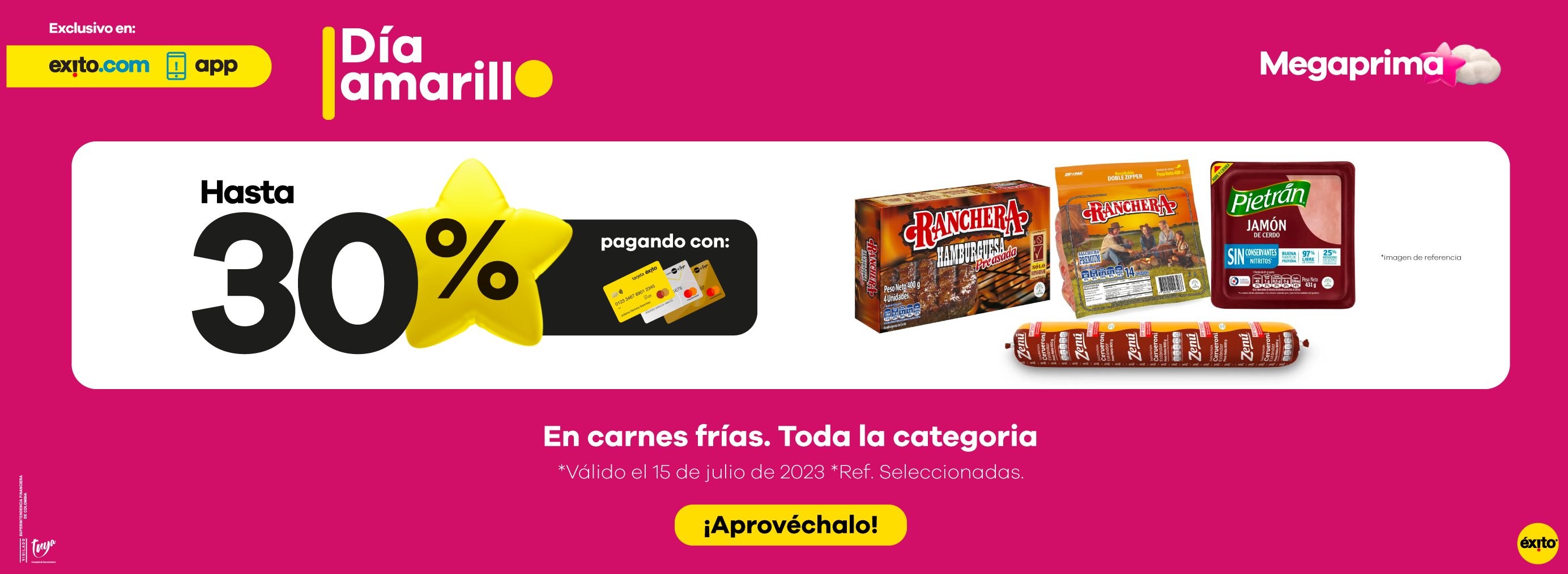 Oferta #9 - Hasta 30% en carnes frías. Toda la categoría