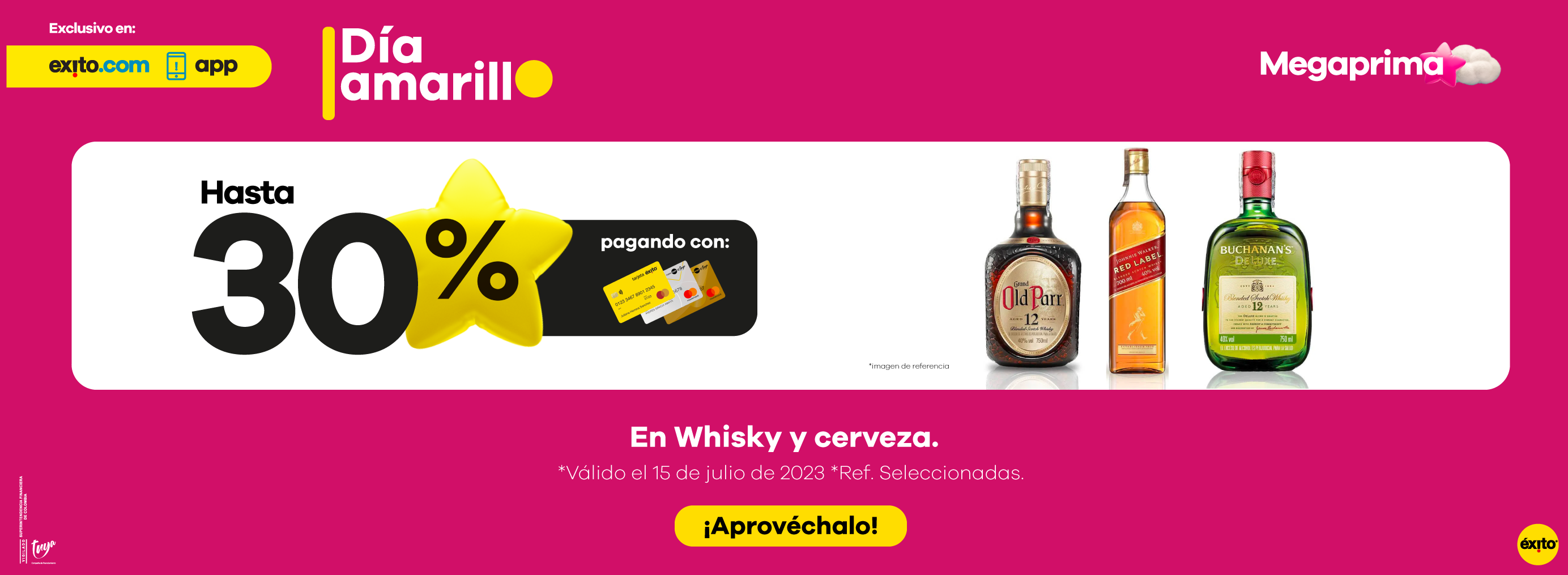 Oferta #8 - Hasta 30% en Whisky y cerveza