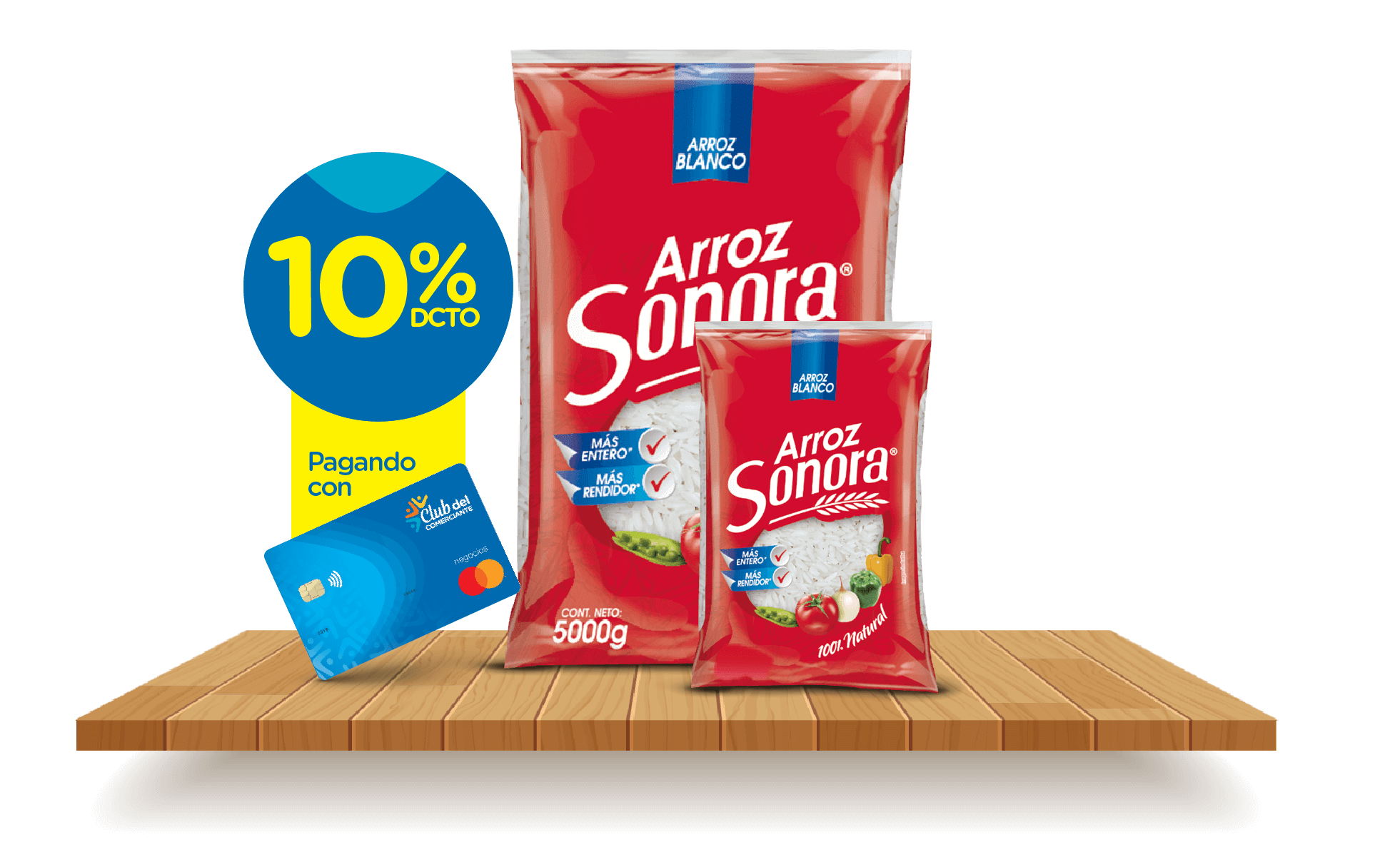 Imagen promoción arroz blanco