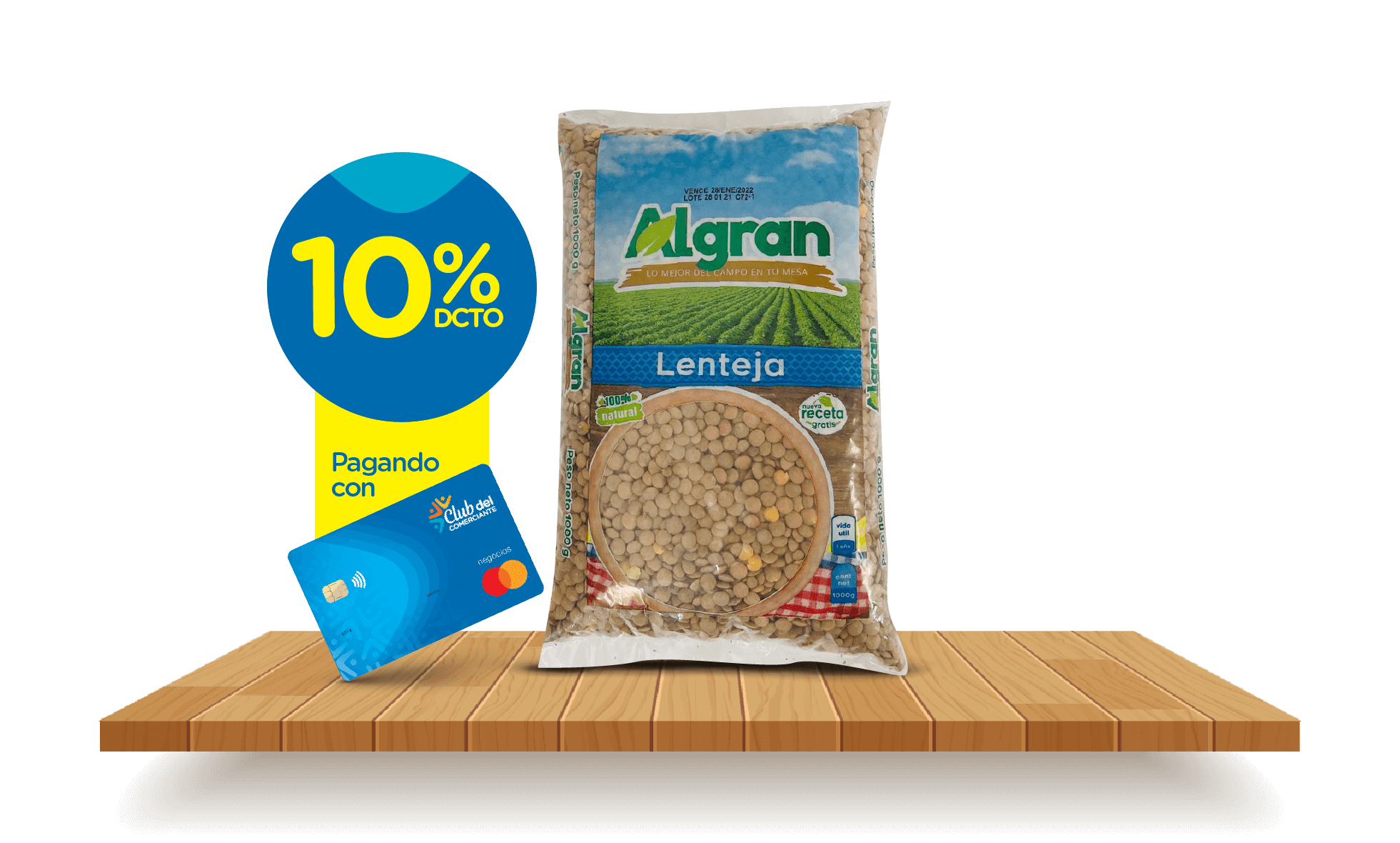 Imagen promoción lenteja corriente Algran