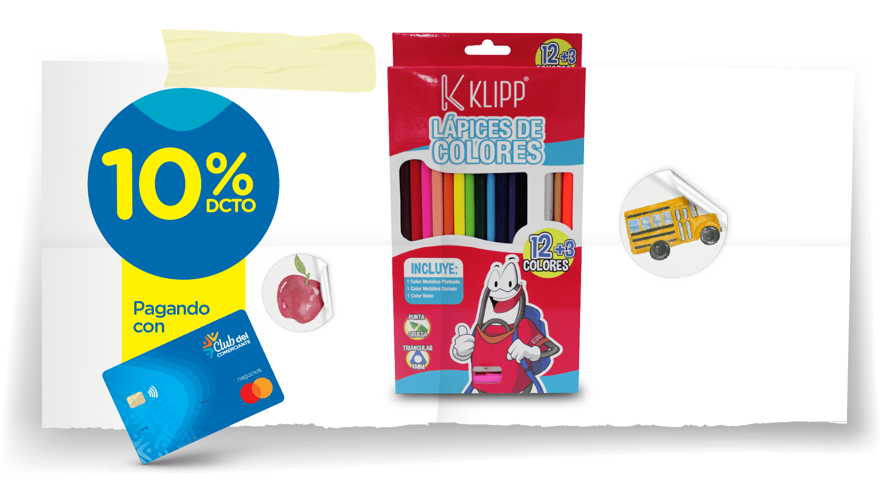 Imagen promoción lápices de colores