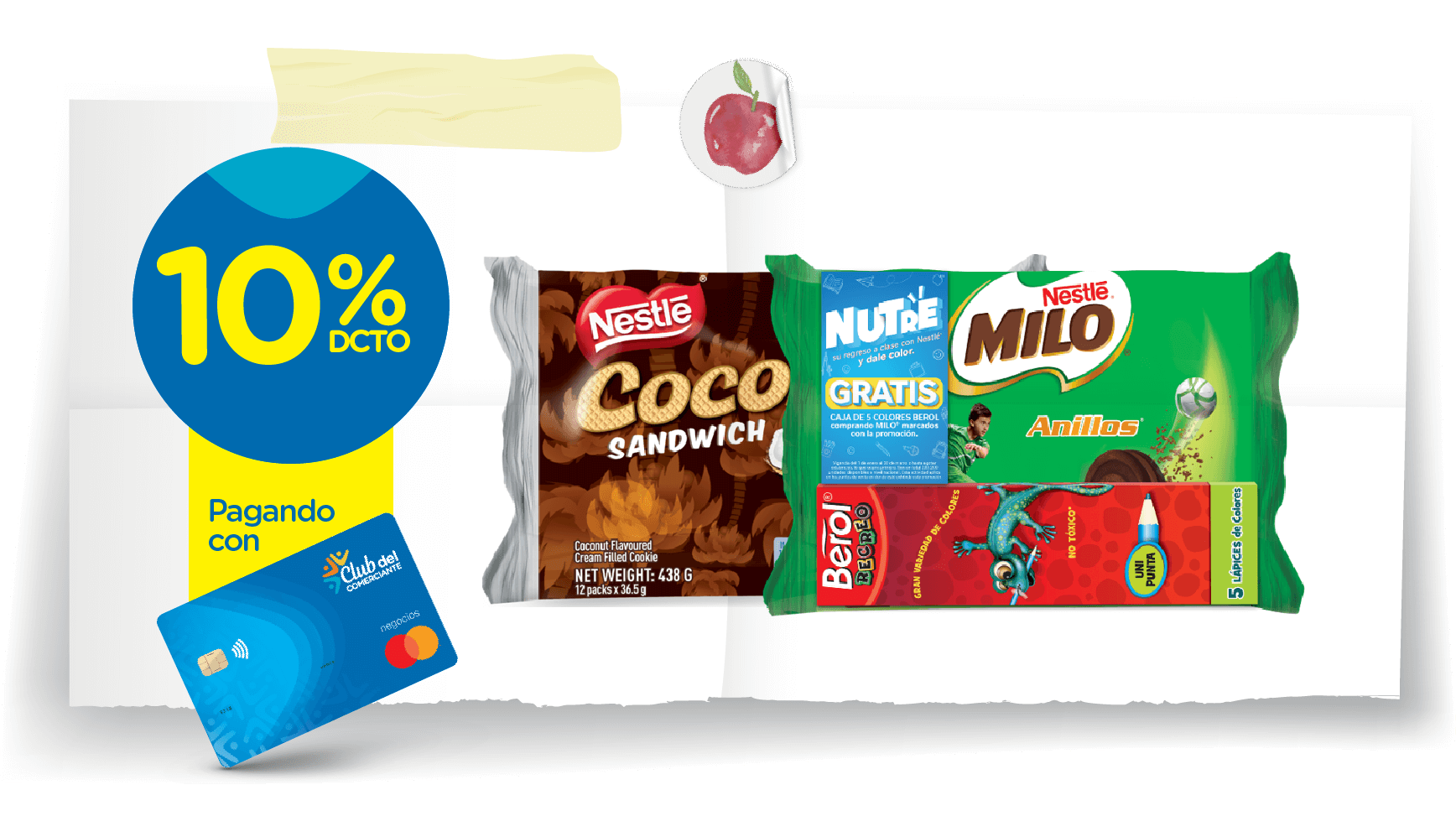 Imagen promoción galleta Milo